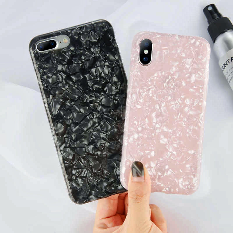 Glitter Soft Pattern Case For iPhone - InchCase