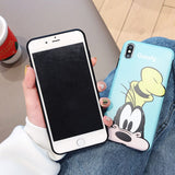 Blue Goofy Dog Case For iPhone