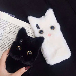 Furry Cat Case For iPhone