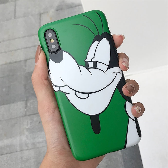Green Goofy Dog Case For iPhone