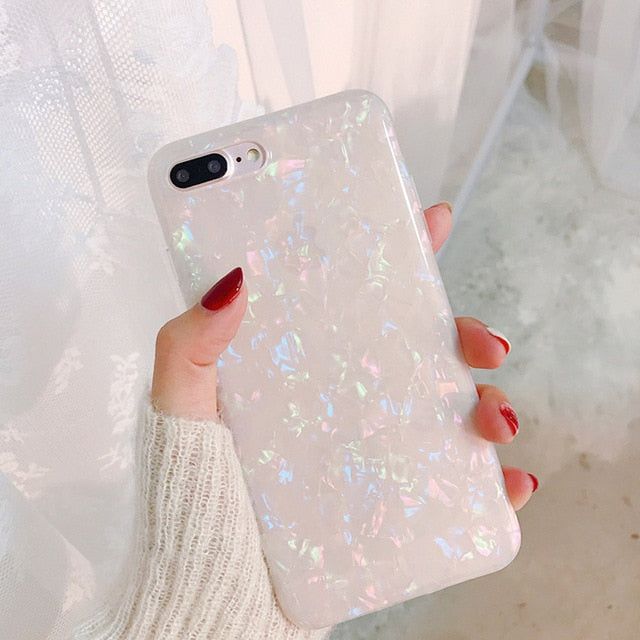 Glitter Soft Pattern Case For iPhone - InchCase