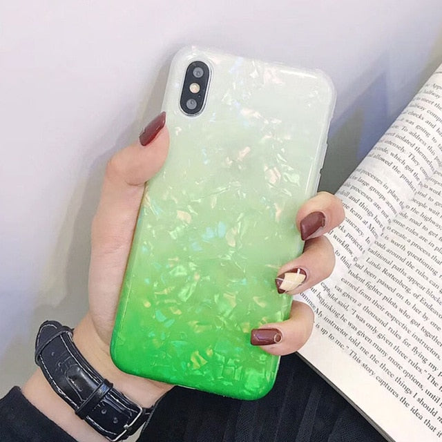 Glitter Soft Pattern Case For iPhone - InchCase