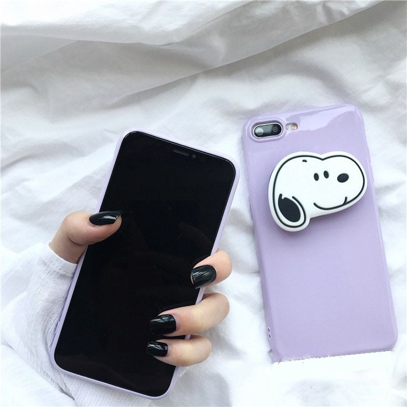 Cute Dog Grip Case For iPhone