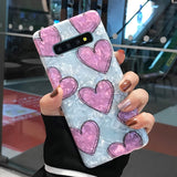 Love Heart Marble Case For Samsung - InchCase