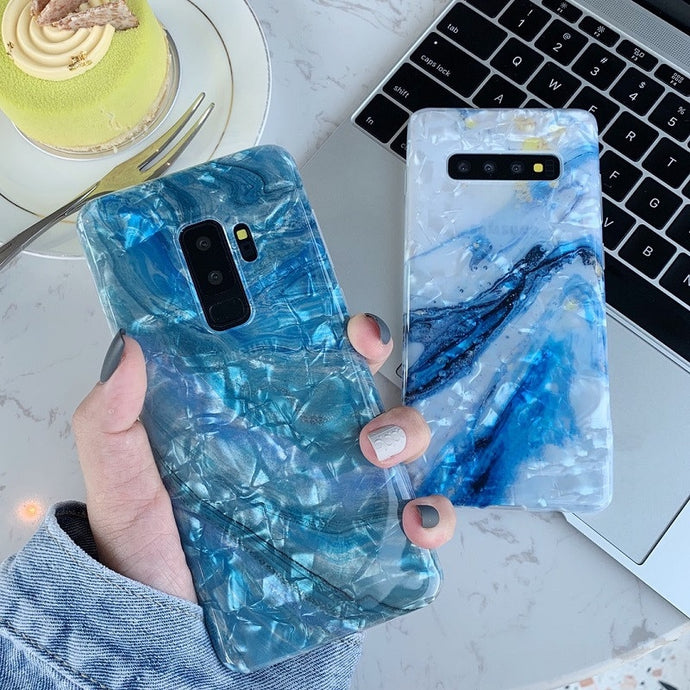 Conch Shell Marble Case For Samsung - InchCase