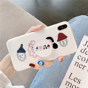 Cartoon Art Painting Case For iPhone - InchCase