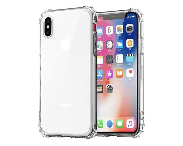 Shockproof Bumper Transparent Case For iPhone - InchCase