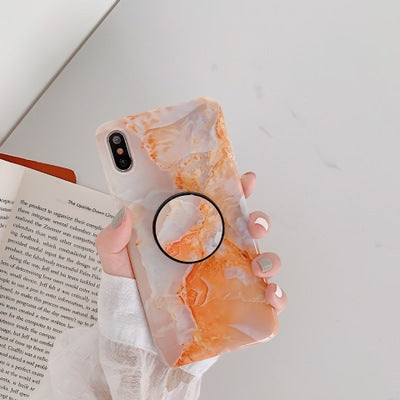 Crack Marble Holder Grip Case For iPhone - InchCase