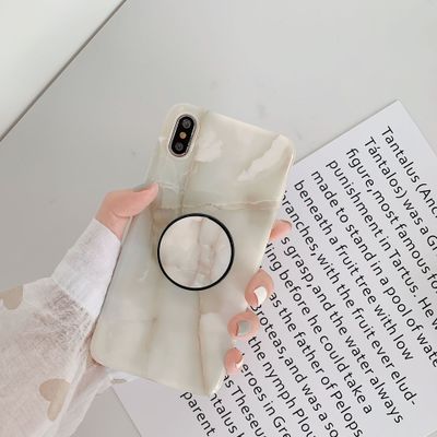 Crack Marble Holder Grip Case For iPhone - InchCase