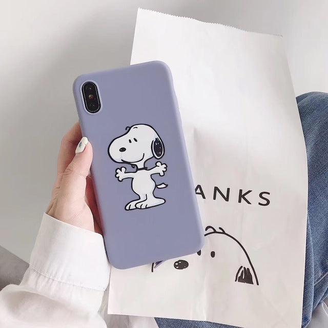 Cute Snoopy Dog Case For iPhone