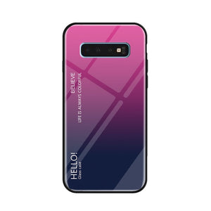 Gradient Tempered Glass Case For Samsung - InchCase